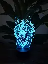 Lampe acrylique - Loup Piote